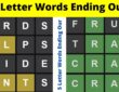 5 Letter Words Ending Our