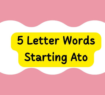 5 Letter Words Starting Ato