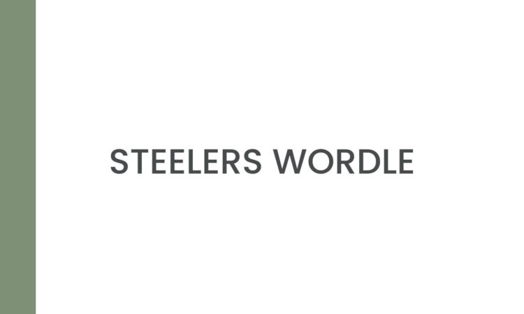 Steelers Wordle
