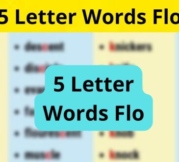 5 Letter Words Flo