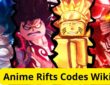 Anime Rifts Codes Wiki