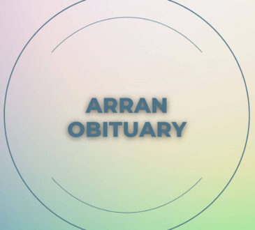 Arran Obituary