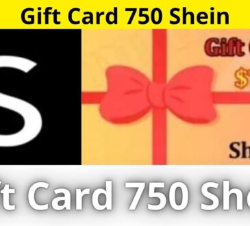Gift Card 750 Shein