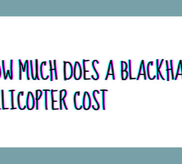How Much Does A Blackhawk Helicopter Cost