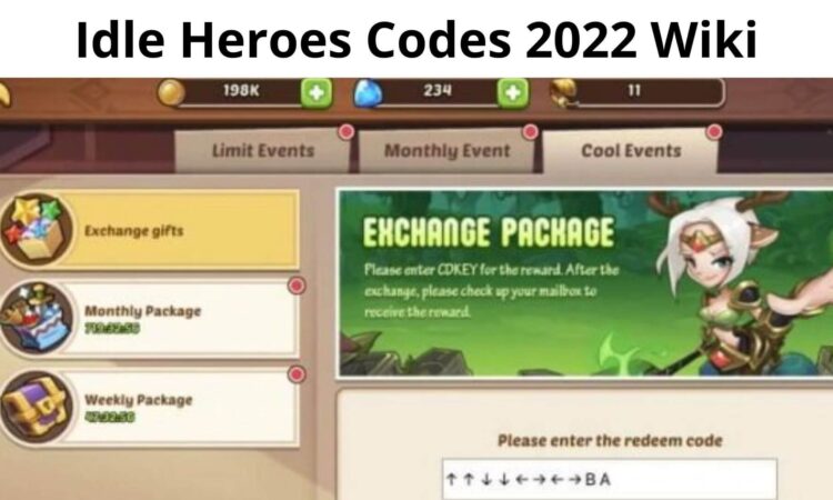 Idle Heroes Codes 2022 Wiki
