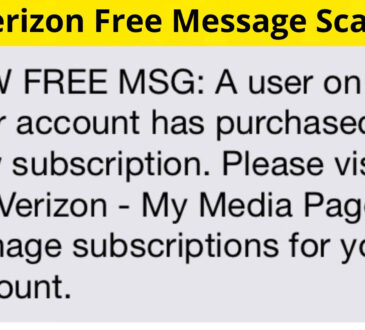 Verizon Free Message Scam