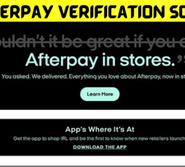 Afterpay Verification Scam
