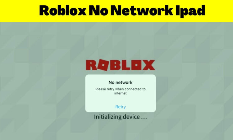 Roblox No Network Ipad