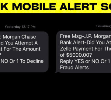 Bank Mobile Alert Scam