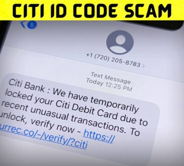 Citi ID Code Scam