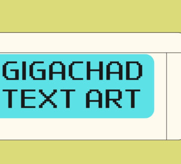 Gigachad Text Art