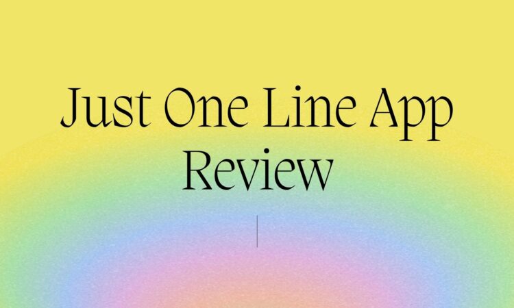 Just One Line App Review