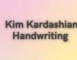 Kim Kardashian Handwriting