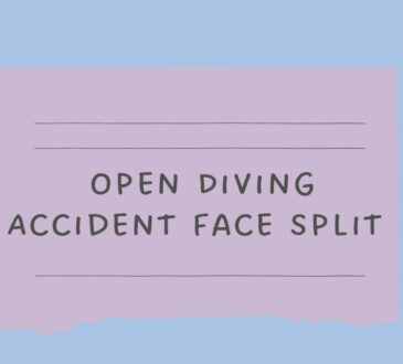 Open Diving Accident Face Split