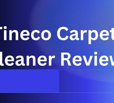 Tineco Carpet Cleaner Review