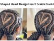Heart Shaped Heart Design Heart Braids Black Hair