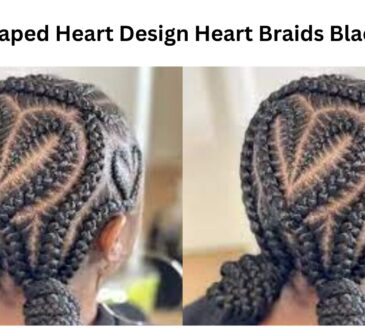 Heart Shaped Heart Design Heart Braids Black Hair