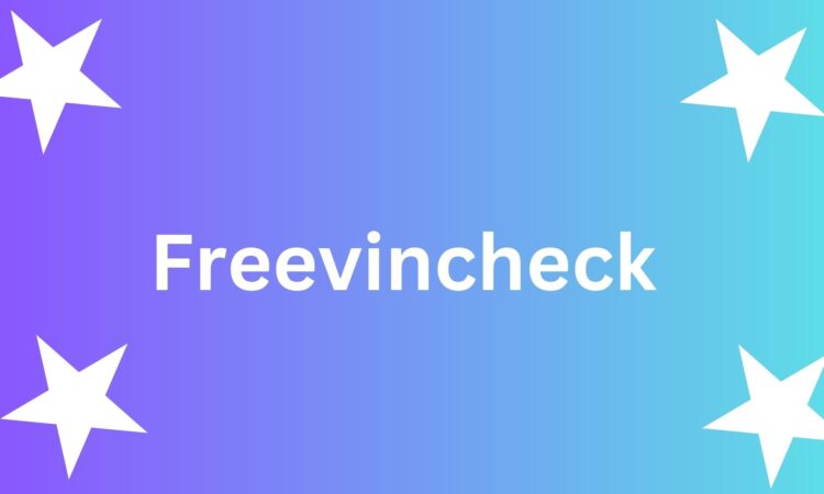 Freevincheck - How To Use The VIN